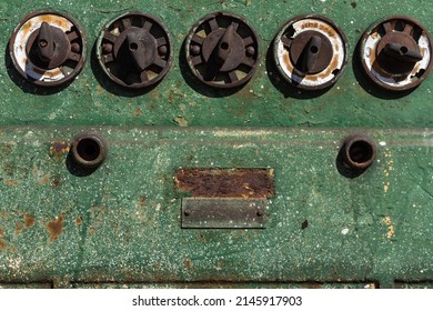 Old  Destroyed Industrial Rotary Switches
