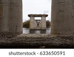 Old destructed bridge