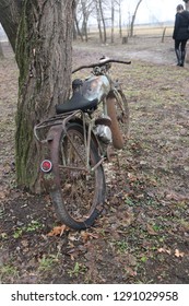 Old devastated classy bike