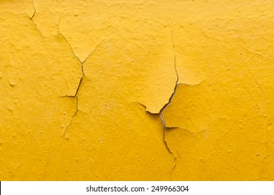 old dirty wall with cracked paint