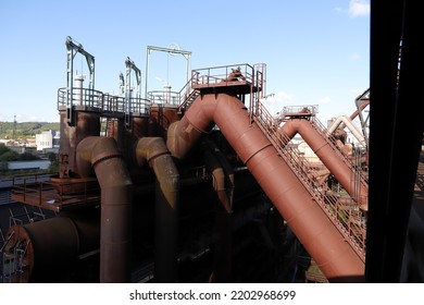 An Old Disused Steel Mill In Saarland