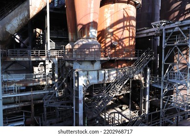 An Old Disused Steel Mill In Saarland