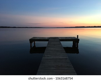 Old Dock On Lake Palestine