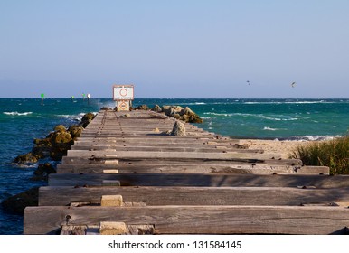 Old dock structure