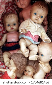 The Old Dolls At The Flea Market At The Golden Oldies In Wittenberg Krofdorf-Gleiberg