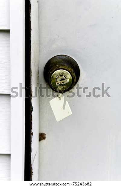 Old Door Broken Jam Key Door Stock Photo Edit Now 75243682