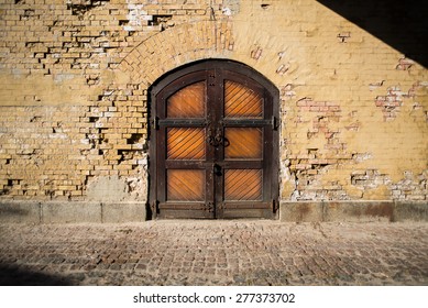 Old Door In The Castle