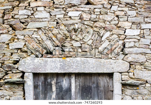 Old Door Frame Lintel Made Stones Stock Photo Edit Now