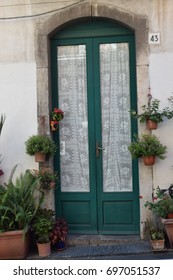 Old door in Italy