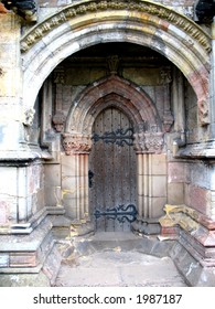 Old Door Rosslyn Chapel