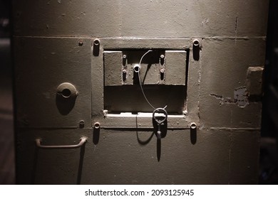 Old doors and locks in prison, Gulag, Moscow, Russia