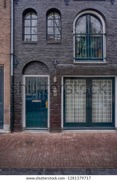 Old Doors Windows Amsterdam Stock Photo Edit Now 1281379717