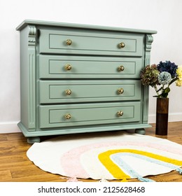 Old Dresser Painted After Renovation