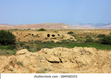 Old Dwellings Near The City Of Sumgait. Azerbaijan.