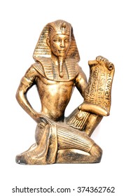 Old Egyptian Pharaoh Statue