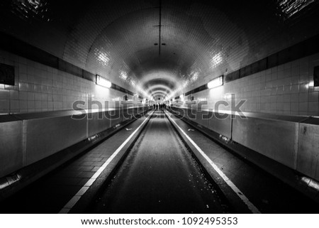 Similar – the tunnel Deserted Tunnel