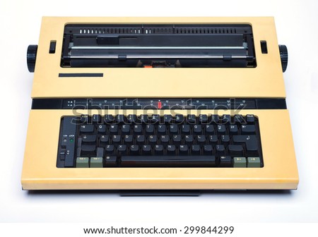 An old electric typewriter