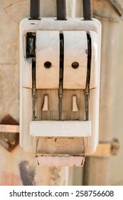 Old electricity knife switch (Cut out) 