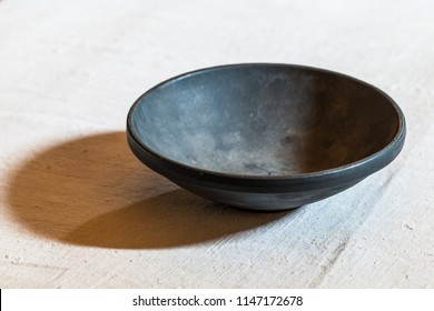 Old Empty Black Bowl