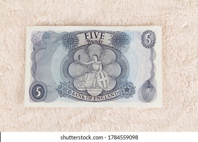 Old English Five Pound Note