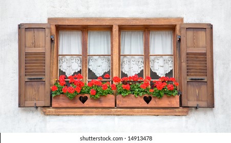 Old European Wooden Windows