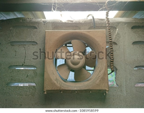 Old Exhaust Fan Room Stock Photo Edit Now 1085958599