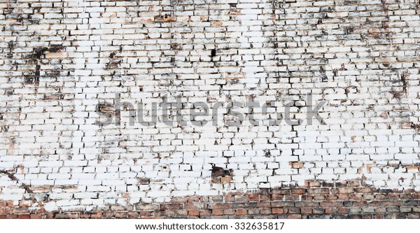 Old Factory Wall Brick Wall Background Stock Photo (Edit Now) 332635817