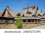 The Old Faithful Inn at Yellowstone National Park, WY