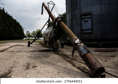 Old Farm Rusty Auger Pipe 