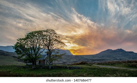 The Old Farmhouse At The Base Of Ben Loyal.