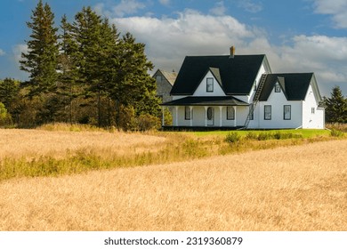 Old farmhouse in the farmland of rural America. - Powered by Shutterstock