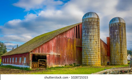 Old Farmhouse At Olympia Peninsula WA