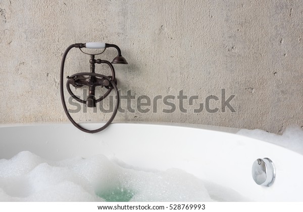 Old Fashion Faucet Over Jacuzzi Bath Stock Image Download Now