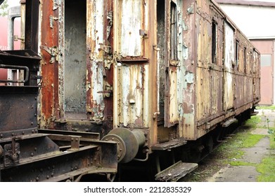 Old Fashion, Rusty Railroad Car.