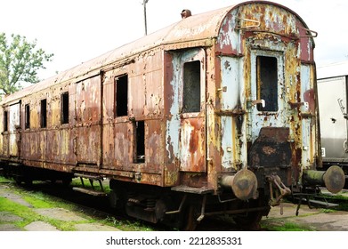 Old Fashion, Rusty Railroad Car.