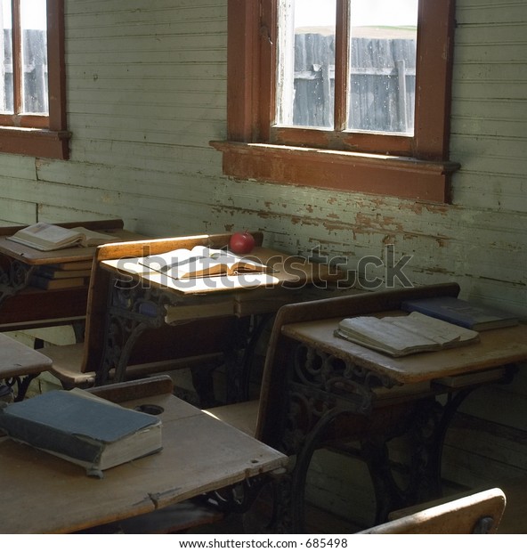 Old Fashion School House Desk Stock Photo Edit Now 685498