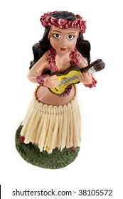 Old Fashioned Antique Style Hawaiian Hula Doll