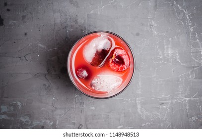 Old fashioned cocktail with cherry. Selective focus. - Shutterstock ID 1148948513