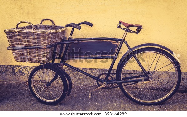 vintage delivery bicycle