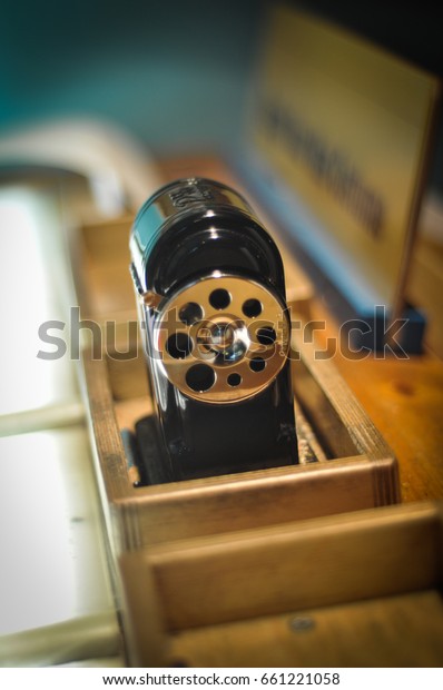 old fashioned pencil sharpener