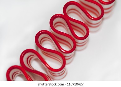 Old Fashioned Red And White Christmas Ribbon Candy