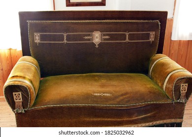 Old Fashioned Sofa In A Very Old House