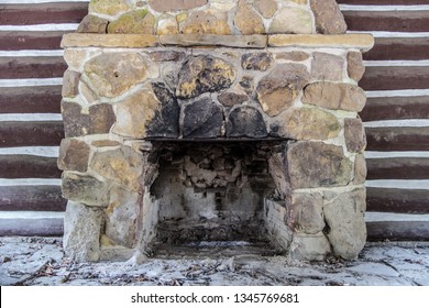 Rough Stone Fireplace Images Stock Photos Vectors Shutterstock