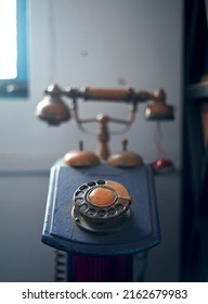 Old Fashioned Telephone At An Antique Dealer