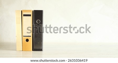 old files,paperwork,ringbinder,file folders,document file, negative space, free copy space.