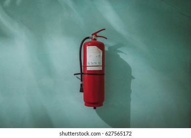 Old Fire extinguisher - Shutterstock ID 627565172