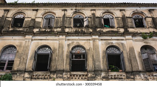 Old Fire Station At Bang Rak, Bangkok, Thailand.