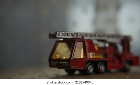 An Old Fire Truck Toy