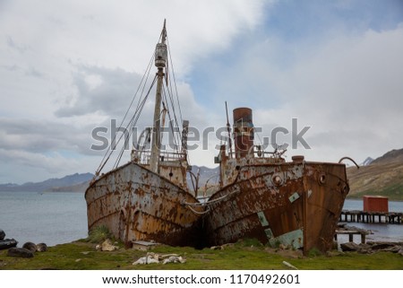 Similar – Shipwreck on the Lofoten Islands