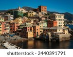 The old fishermen village of Boccadasse, nearby the city of Genoa.